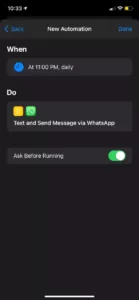 Scheduled WhatsApp Messages